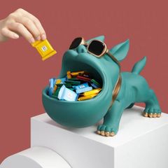 Khay Đựng Bánh Kẹo Chú Chó Để Bàn - Đồ Trang Trí Tiện Lợi, Thiết Kế Độc Đáo Cho Không Gian Sống Thêm Sinh Động