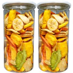 Combo 2 Hộp Trái Cây Sấy Khô Thập Cẩm Nguyên Cánh SK FOOD - Món Ăn Vặt Ngon Miệng, Đạt Chuẩn Vệ Sinh Thực Phẩm
