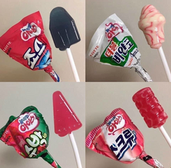 Combo 3 túi kẹo mút Lollipop Ice Lotte Hàn Quốc - Hương vị trái cây thơm ngon, 12 chiếc/túi, quà tặng thú vị cho mọi đối tượng