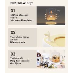 Đế Hâm Nóng Đồ Uống Solove 003G - Công Nghệ Dẫn Nhiệt PTC, Nhanh Chóng, Tiết Kiệm Điện, Dễ Dàng Vệ Sinh, Món Quà Thông Minh Cho Gia Đình