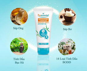 Gel Bôi Puressentiel 80ml - Dầu Xoa Bóp Hỗ Trợ Giảm Đau Mỏi Cơ Khớp Chiết Xuất Tinh Dầu Thiên Nhiên, Lạnh Mát, Dễ Chịu