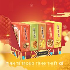Hộp quà Tết Tân Xuân 01 Mama’s Food - Đồ khô chất lượng, quà tặng ý nghĩa cho mùa xuân, biếu tặng đối tác và người thân
