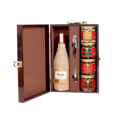Hộp quà Tết biếu đối tác Phú Quý 12 The Wine Box gồm 5 sản phẩm