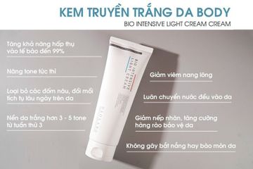 Kem truyền trắng da body Usolab Bio Intensive Light Cream - Dưỡng trắng da chuyên dụng, nâng tone da tự nhiên, hiệu quả trong 2 tuần, 250ml