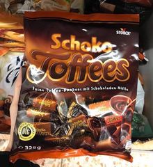 Kẹo Socola Storck Schoko Toffees Đức 325g - Kẹo Nhân Socola Mềm, Hương Vị Ngọt Ngào, Quà Tặng Đặc Biệt Hấp Dẫn