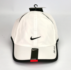 Mũ lưỡi trai Nike Feather Light Black White 595510-100 màu trắng