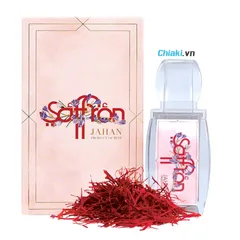 Nhụy Hoa Nghệ Tây Saffron Jahan 1g - Hỗ Trợ Sức Khỏe và Làm Đẹp, Giảm Căng Thẳng, Cải Thiện Giấc Ngủ, Hộp Thiết Kế Sang Trọng
