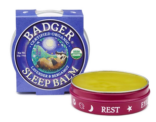 Sáp Dầu Bôi Ngủ Ngon Badger Sleep Balm Hữu Cơ Cho Trẻ Em & Người Lớn - Hỗ Trợ Thư Giãn & Ngủ Ngon Tự Nhiên