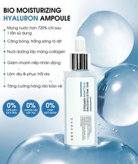 Serum HA Usolab Bio Moisturizing Hyaluron Ampoule 50ml - Dưỡng Da Căng Bóng, Đàn Hồi, Tươi Trẻ, An Toàn Cho Da Nhạy Cảm
