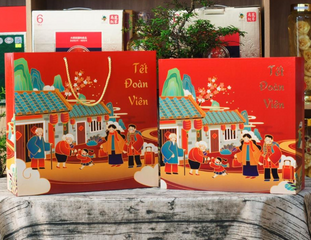 Set Quà Tết Sức Khỏe PS44-4800 - Món Quà Ý Nghĩa Gồm Thực Phẩm Bổ Dưỡng Cho Sức Khỏe, Quà Tặng Tết Đặc Biệt