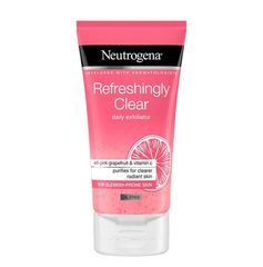 Sữa Rửa Mặt Neutrogena Refreshingly Clear 150ml - Giúp Làm Sạch Da Dễ Bị Mụn, Cấp Ẩm 24 Giờ và Hương Bưởi Tươi Mát