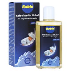 Tinh dầu tắm Babix Baby-Gute-Nacht-Bad giúp bé ngủ ngon
