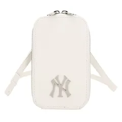 Túi MLB Mini Neck Pouch New York Yankees 32BGDN111-50I trắng