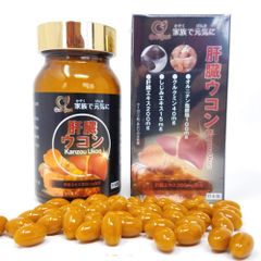 Viên Uống Giải Độc Gan Genki Fami Kanzou Ukon - Hỗ Trợ Bảo Vệ Gan Từ Thiên Nhiên, Tăng Cường Sức Khỏe, Hộp 90 Viên