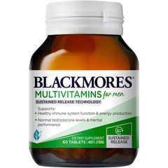 Vitamin Tổng Hợp Nam Blackmores Men's Performance Multi - Viên Uống Bổ Sung Dinh Dưỡng, Tăng Cường Sức Khỏe và Năng Lượng 60 Viên