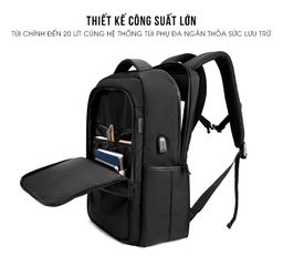 Balo Du Lịch Arctic Hunter B00120 Chống Nước Có Cổng USB - Balo Đa Năng Tiện Lợi Cho Học Sinh và Dân Văn Phòng