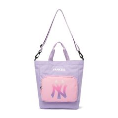 Balo Trẻ Em MLB Mega New York Yankees Tím Pastel 7ABK0012N-50LDL Kèm Túi Tote - Dành Cho Bé Trai và Bé Gái