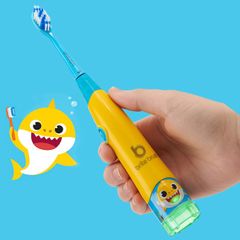 Bàn Chải Đánh Răng Thông Minh Brite Brush Baby Shark Cho Bé - Nghe Nhạc Vui Nhộn Khi Đánh Răng, Thiết Kế Đáng Yêu từ Pinkfong