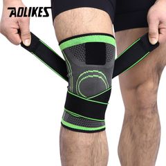 Băng Cuốn Hỗ Trợ Bảo Vệ Đầu Gối Aolikes 7720 - Giảm Chấn Thương Khi Tập GYM, Co Giãn Tốt, Thoáng Khí, Dành Cho Thể Thao Nặng