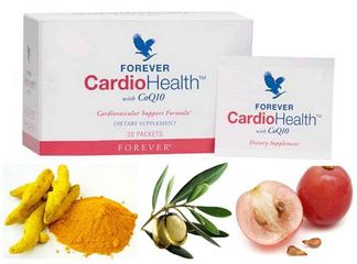 Bột uống Forever Cardiohealth With CoQ10 - Hỗ trợ sức khỏe tim mạch, tăng cường sức đề kháng, bổ sung dinh dưỡng, 30 gói tiện lợi