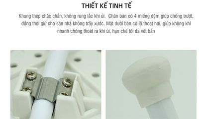 Cầu Là Thấp Ủi Quần Áo Lock&Lock P-1115 - Bàn Là Hơi Nước Tiện Dụng, Thiết Kế Nhỏ Gọn và Chống Trơn Trượt