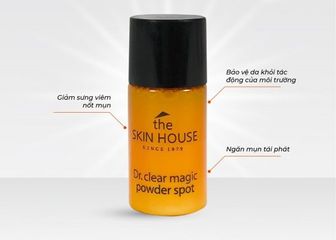 Chấm Mụn The Skin House Dr. Clear Magic Powder Spot 7ml - Sản Phẩm Chăm Sóc Da Mụn, Giảm Viêm, Làm Khô Mụn Hiệu Quả