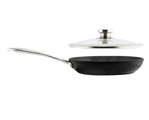 Chảo Vân Đá Chống Dính Elmich Opal EL-3802 24cm - Nắp Kính, Chất Liệu An Toàn, Phù Hợp Với Mọi Loại Bếp