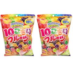 Combo 2 Gói Kẹo Ribon Trái Cây Nguyên Chất - 10 Hương Vị Ngon Từ Đào, Nho, Cam, Xoài, Dứa - Quà Tặng Tuyệt Vời Cho Mọi Dịp