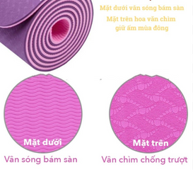 Combo 2 Thảm Nhảy Dây Tập Yoga Justfit - Chất Liệu TPE Không Gây Ồn, Chống Trượt, Độ Dày 8mm, Dễ Dàng Vệ Sinh