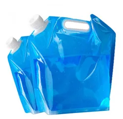 Combo 2 Túi Đựng Nước Siêu Nhẹ 10L - Tiện Dụng Cho Cắm Trại, Du Lịch Ngoài Trời Chất Liệu Nhựa Trong Suốt, Bền Dẻo