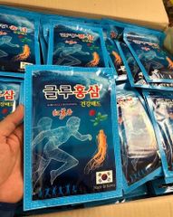 Combo 4 Túi Cao Dán Hồng Sâm Korean Glu Red Ginseng - Giảm Đau Nhức Xương Khớp, Hỗ Trợ Vận Động, Dành Cho Người Lớn Và Trẻ Em Từ 12 Tuổi