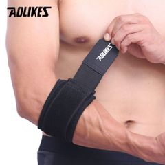 Đai Hỗ Trợ Bảo Vệ Khuỷu Tay Aolikes AL7947 - Phụ Kiện Tập Gym Chống Sốc, Khóa Tự Điều Chỉnh, Thiết Kế Thoải Mái