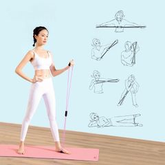 Dây kháng lực số 8 Justfit cho tập gym, yoga tại nhà - Dụng cụ thể thao dễ sử dụng, tay cầm êm ái, hỗ trợ giảm mỡ bụng hiệu quả