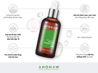 Dung dịch Peel da Ahohaw Triangle Peel PA Hàn Quốc 80ml - Chăm sóc da chống lão hóa, cải thiện màu da, lấy lại làn da tươi sáng tự nhiên.