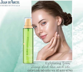 Dung Dịch Tẩy Da Chết Jean D'Arcel Exfoliating Tonic 250ml - Giúp Sạch Da, Ngừa Mụn, Thông Thoáng Lỗ Chân Lông
