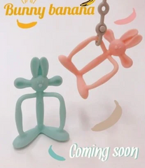 Gặm Nướu Silicone Bunny Banana Mamastem Hàn Quốc - An Toàn, Siêu Mềm, Thiết Kế Dễ Thương Cho Bé, Hỗ Trợ Giảm Đau Răng