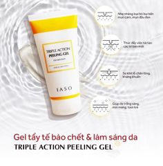 Gel Tẩy Da Chết Iaso Triple Action Peeling 150g - Giúp Làm Sáng Da, Loại Bỏ Mụn Cám, Dưỡng Ẩm Cho Mọi Loại Da
