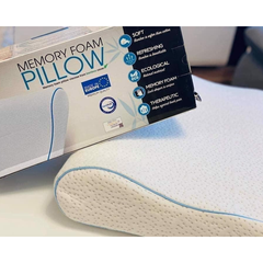 Gối Dreamzie Memory Foam Pillow Ngừa Thoái Hóa Đốt Sống Cổ - Hỗ Trợ Ngủ Ngon, Thiết Kế Thoáng Mát, Dành Cho Người Đau Vai Gáy
