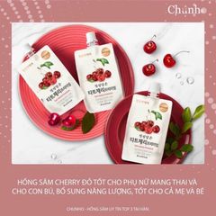 Nước Hồng Sâm Ép Cherry Đỏ Chunho Ncare - Giải Pháp Năng Lượng Cho Phụ Nữ, Tăng Cường Sức Khỏe và Làm Đẹp Da