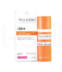 Kem Chống Nắng Bella Aurora Dark Spot Sunscreen SPF50+ Cho Da Thường Đến Khô - Bảo Vệ Da Tối Ưu, Ngăn Ngừa Nám Sạm