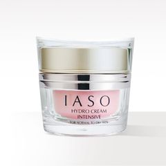 Kem Dưỡng Ẩm IASO Hydro Cream Intensive - Cấp Ẩm Sâu, Tái Tạo Da, Làn Da Căng Mịn, 45g, Dưỡng Ẩm Tự Nhiên