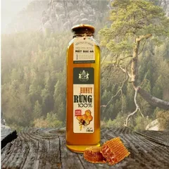 Mật Ong Bạc Hà Honey Rừng 100% Nguyên Chất 500ml - Vị Ngọt Dịu, Thơm Mát, Dinh Dưỡng Cao, Quà Tặng Thú Vị