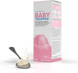 Men vi sinh Lactobact Baby Tropfen cho trẻ - Hỗ trợ tiêu hóa, sức khỏe, miễn dịch với 200 triệu lợi khuẩn & vitamin thiết yếu, 15ml