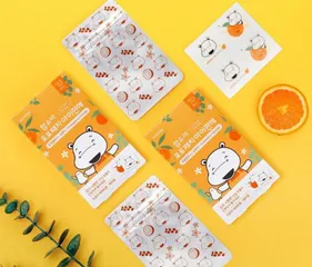 Miếng Dán Thông Mũi Hamsoa Hàn Quốc Cho Bé - Hương Lavender & Cam, Tinh Dầu Thiên Nhiên, Giúp Ngủ Ngon, Hộp 10 Miếng