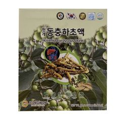 Nước Đông Trùng Hạ Thảo Jeong Won Hovenia Cordyceps - Hỗ Trợ Bổ Gan, Tăng Cường Sức Khỏe, 30 Gói x 80ml