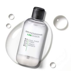 Nước Hoa Hồng Bruno Vassari Glyco System Dual Phase Toner 200ml - Giúp Làm Sạch Lỗ Chân Lông, Cân Bằng Độ pH và Nuôi Dưỡng Da Mịn Màng