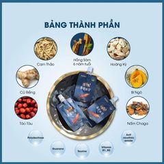 Nước Hồng Sâm Bảo Giám Cao Cấp Chunho Ncare 30 Gói - Tăng Cường Sức Đề Kháng và Làm Đẹp Da Cho Nam Nữ Trên 40 Tuổi