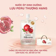 Nước Hồng Sâm Lựu Ép Tươi Chunho Ncare - Giữ Gìn Nhan Sắc và Sức Khỏe Cho Nữ - Hỗ Trợ Collagen và Đẹp Da