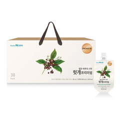 Nước Hồng Sâm Nho Khô Chunho Ncare - Giải Độc Gan, Thanh Lọc Cơ Thể, Hương Vị Ngọt Dịu, Hộp 30 Gói 80ml