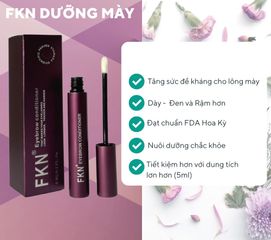 Serum Dưỡng Lông Mày FKN 5ml - Hỗ Trợ Mọc Lông Mày Dài, Rậm, Đen Bóng, Thấm Nhanh, Không Gây Kích Ứng